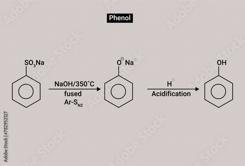 Phenol is both a manufactured chemical and a natural substance. photo
