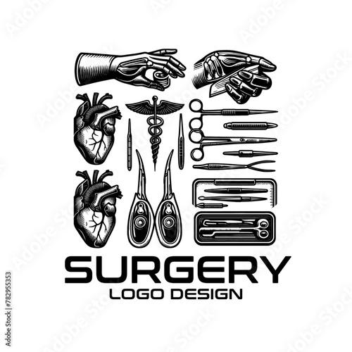 Surgery Vector Logo Design