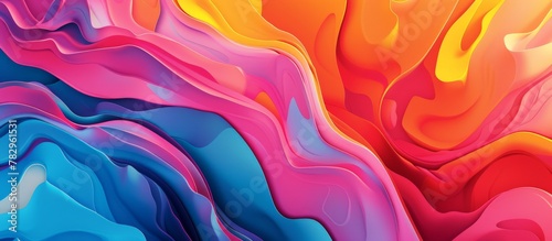 Vibrant and intricate, colorful abstract art featuring a unique curved design, perfect for modern backgrounds and textures.