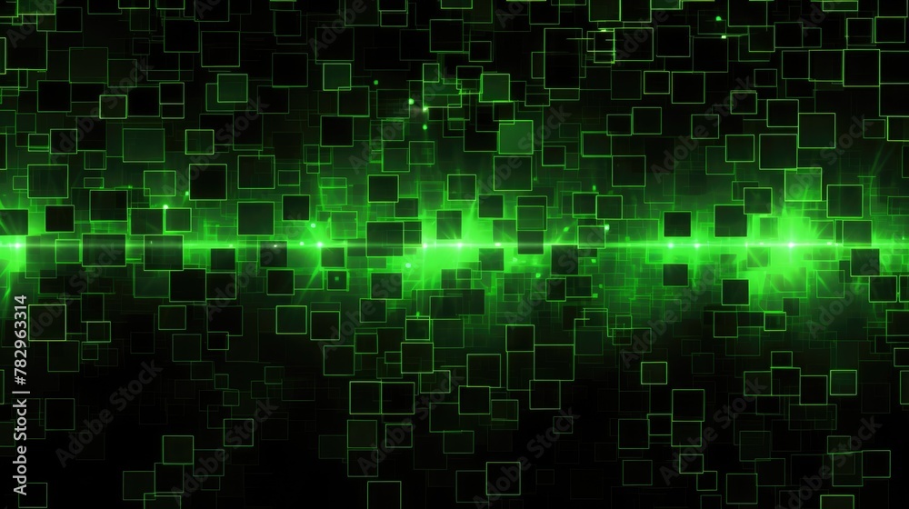 Futuristic Green Matrix-Style Data Stream Background Futuristic Green Matrix-Style Data Stream Background