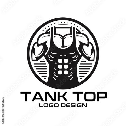 Tank Top Vector Logo Design photo