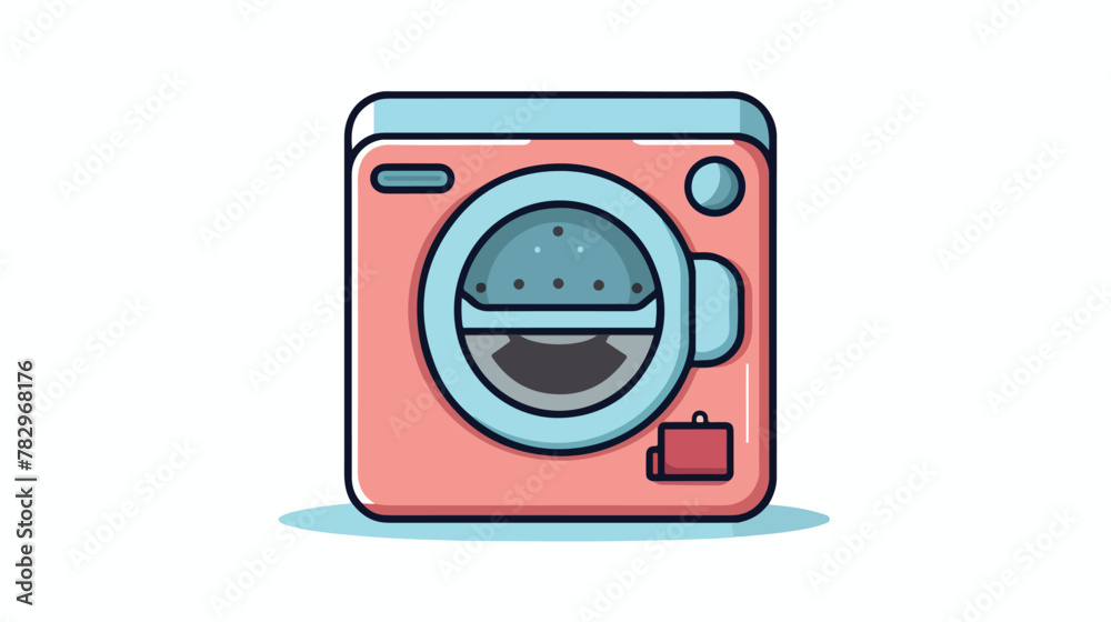 Drier icon outline vector. Air machine. Toilet drye
