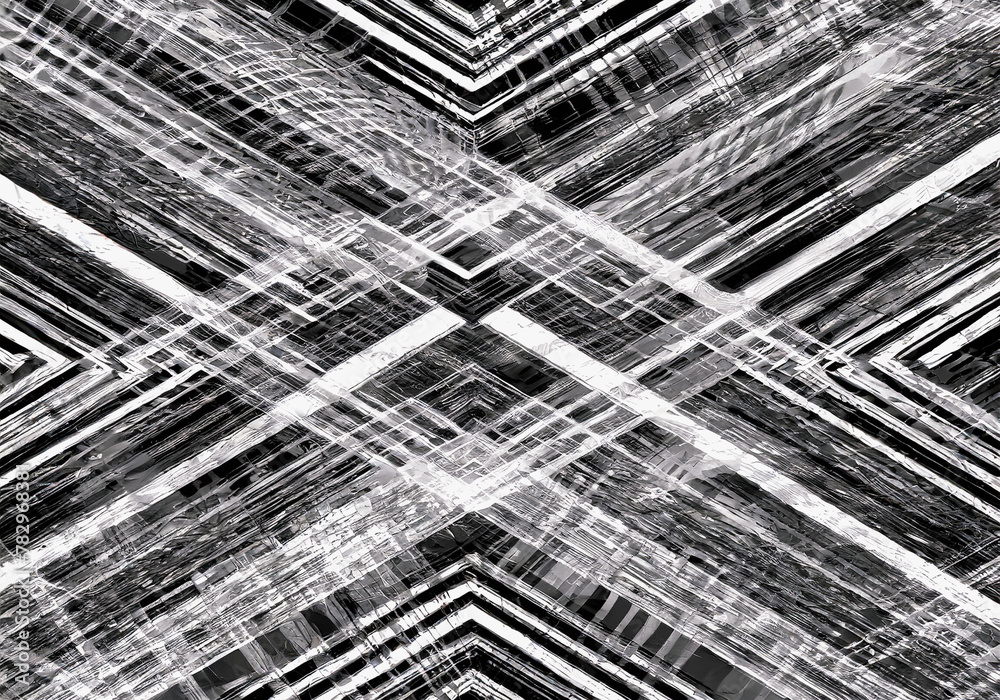 abstract black and white geometric pattern with old vintage texture abstract black and white geometric pattern with old vintage texture