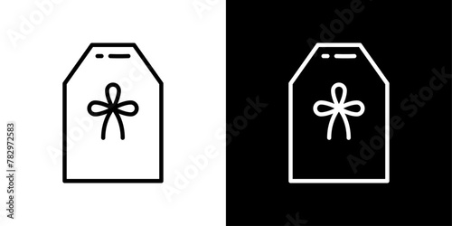 遺骨のシンプルな線画アイコン