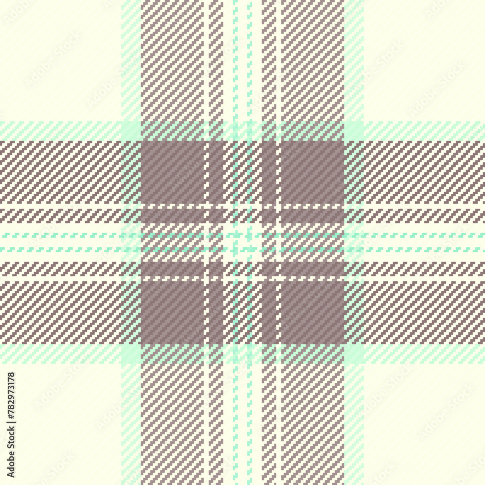 Screen seamless fabric background, designer check textile vector. Throw plaid pattern tartan texture in light and pastel colors. Screen seamless fabric background, designer check textile vector. Throw plaid pattern tartan texture in light and pastel colors.