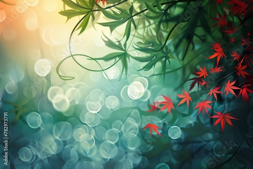 abstract background for Greenery Day Japan
