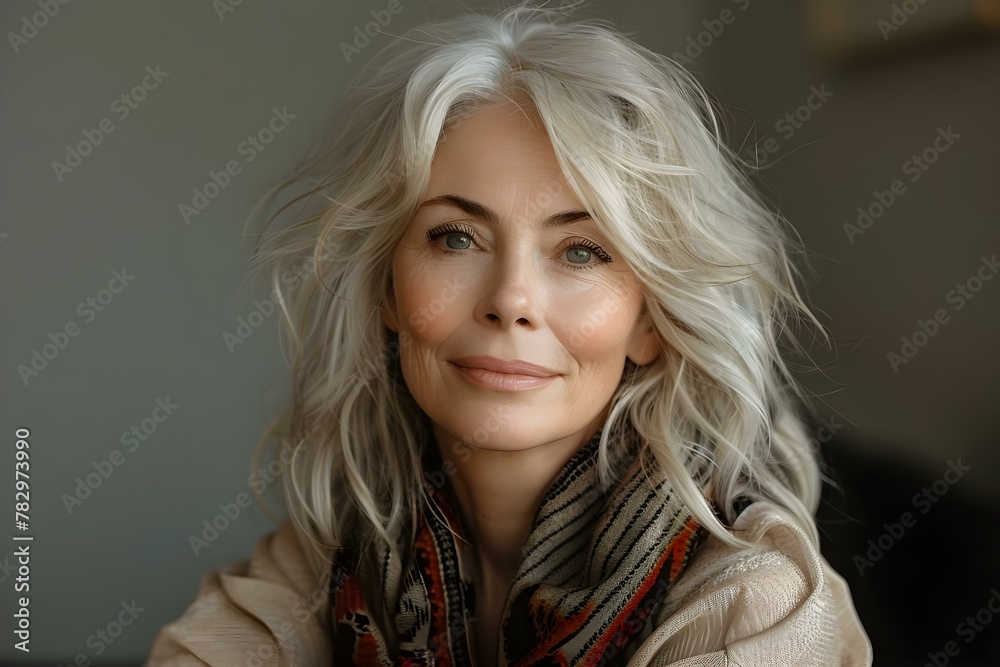 Portrait of Elegant Senior Lady with Timeless Smile. Concept Senior Portraits, Elegant Style, Timeless Beauty, Smiling Moments, Classic Portraiture Portrait of Elegant Senior Lady with Timeless Smile. Concept Senior Portraits, Elegant Style, Timeless Beauty, Smiling Moments, Classic Portraiture