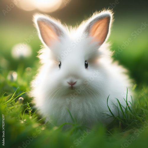 풀밭 위의 토끼 (a rabbit on the grass) © 기홍 한