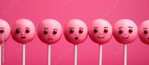 Smirking lollipop line-up photo