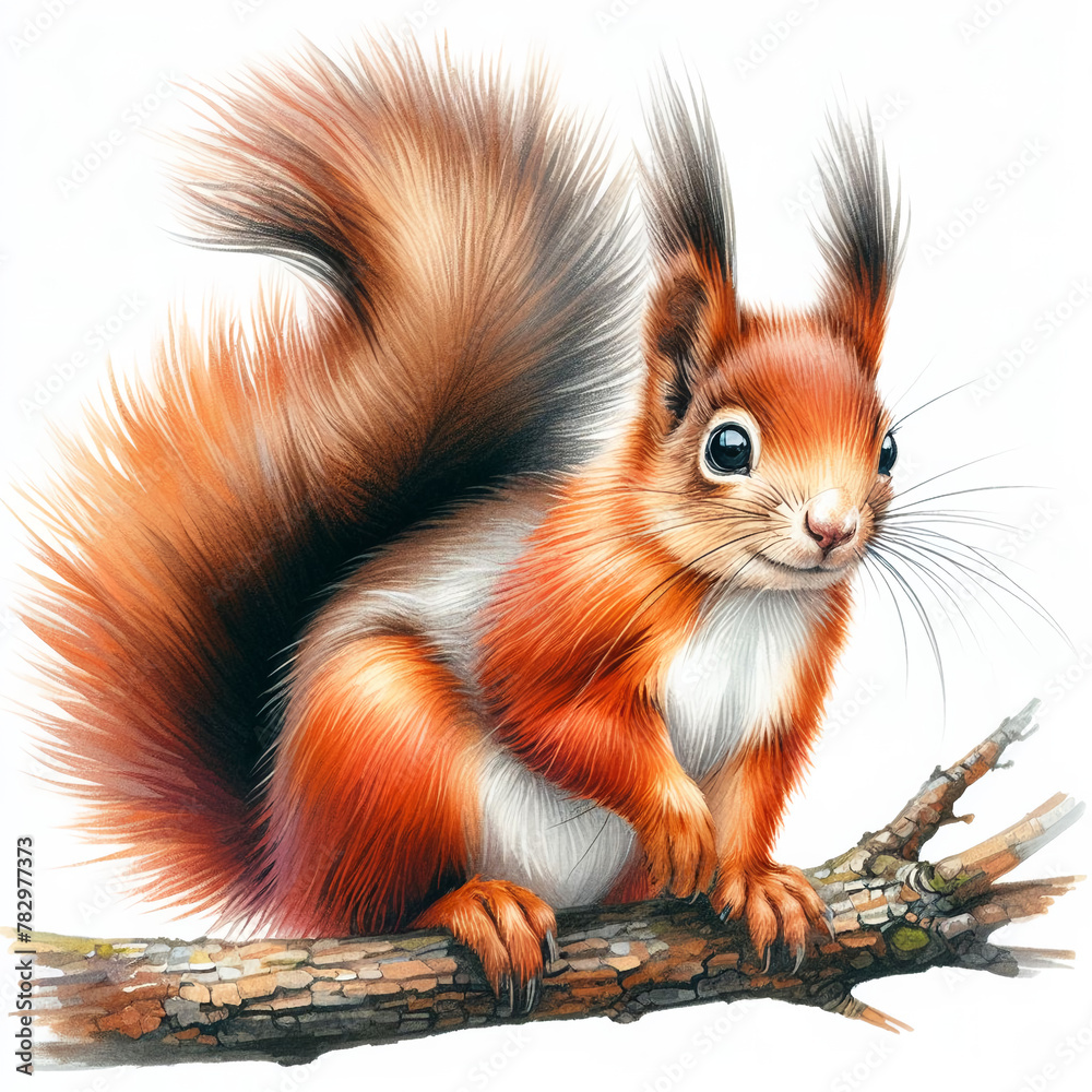 Obraz premium 다람쥐