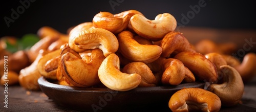 Close-up view of roasted ca...