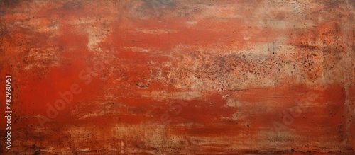 Red Brown Painting Black Border photo