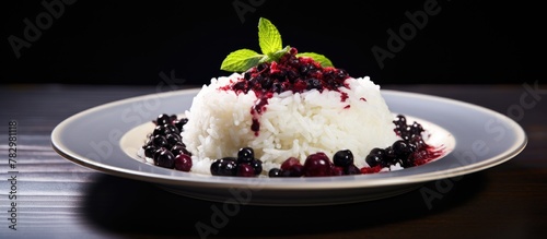 Small plate of mixed berrie...