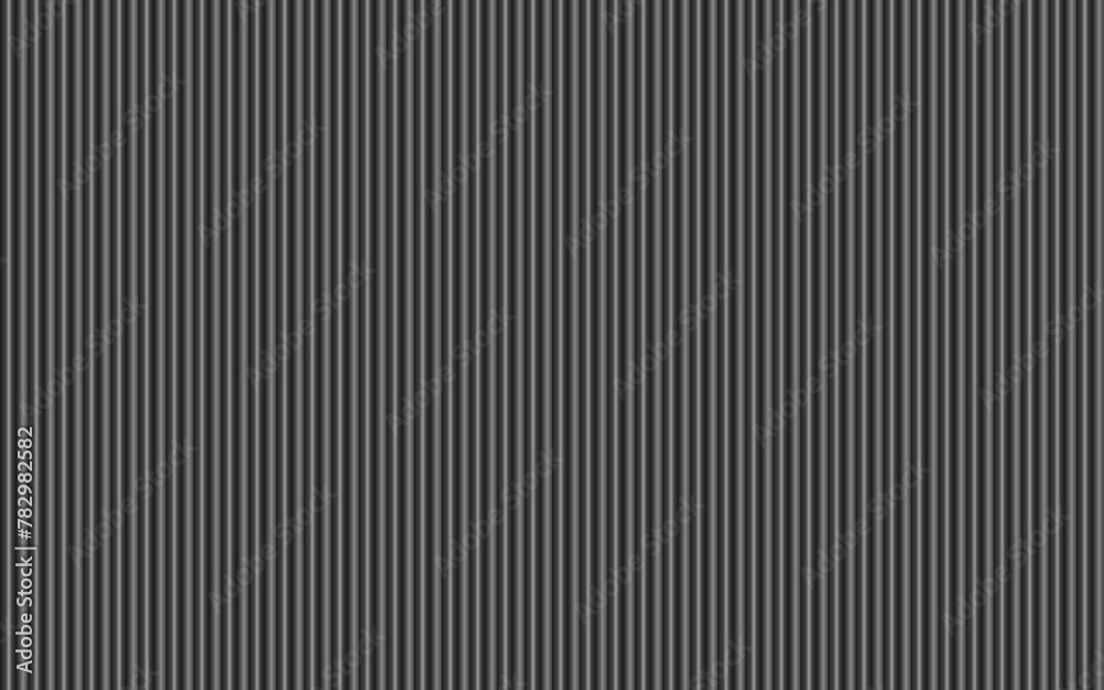 Fototapeta premium Gradient 3D realistic metallic stripes on black color background