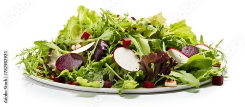 Plate of assorted vegetable...