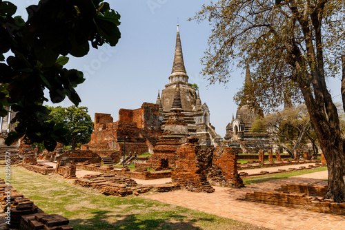 Wat Ratburana Temple in Ayutthaya Historical Park  a UNESCO world heritage site  Thailand