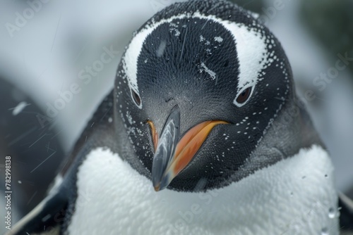 charming birds in their natural habitat.World Penguin Day photo