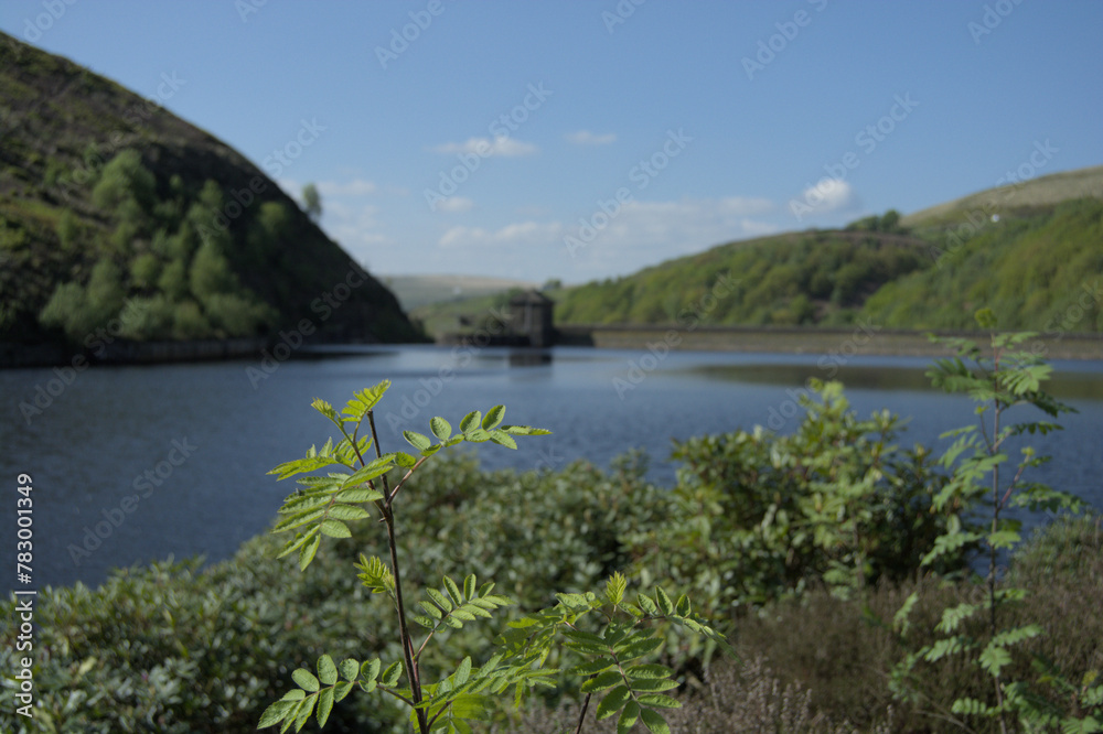 View of Butterly Reservoir in Marsden, Yorkshire
