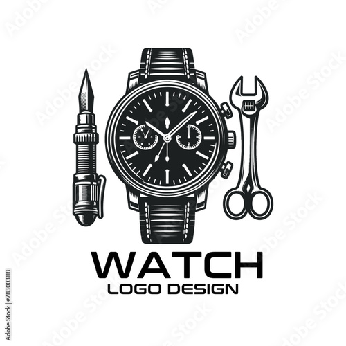 Watch Vector Logo Design