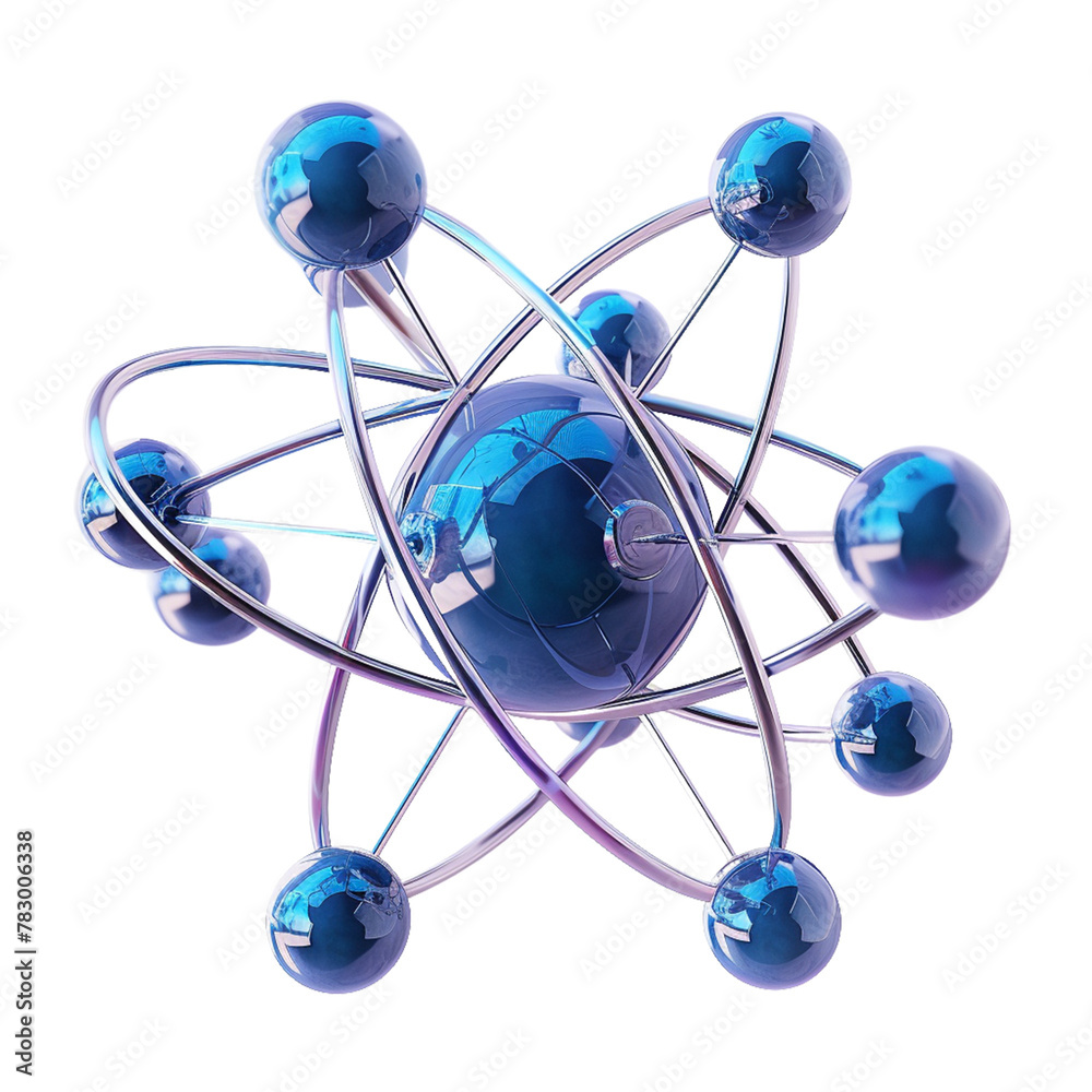 molecular modeling isolated on white background.
molecular modeling isolated on white background.