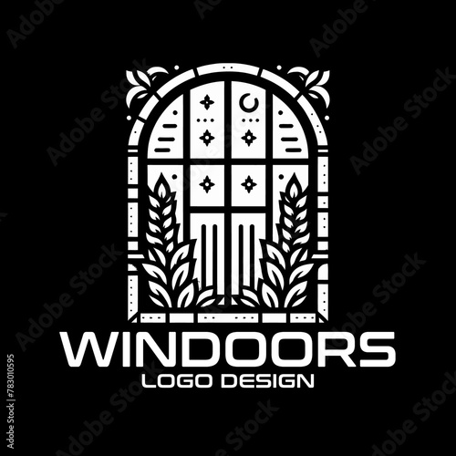 Windoors Vector Logo Design photo