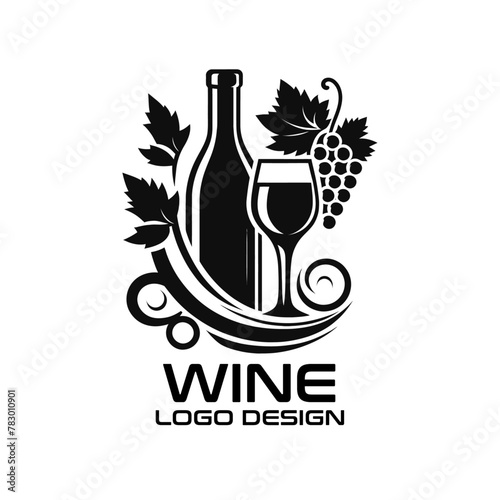 Wine Vector Logo Design