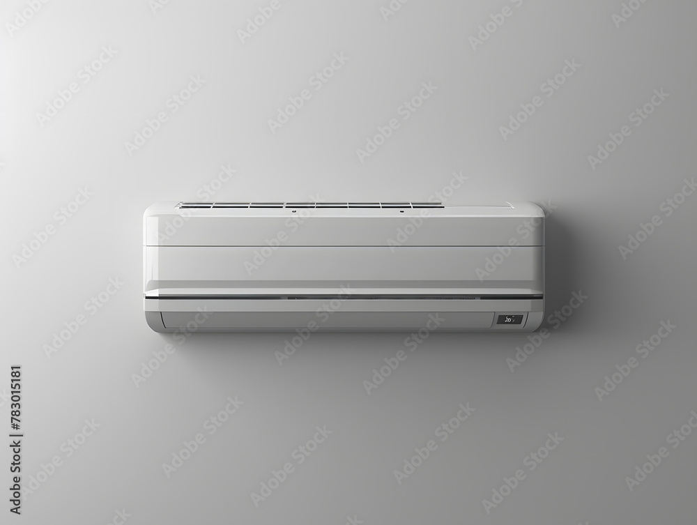 Air conditioner on white wall Air conditioner on white wall