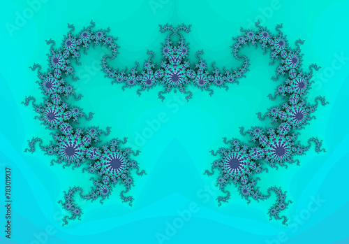 Abstract fractal background  