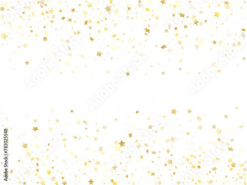 Magic gold sparkle texture vector star background.