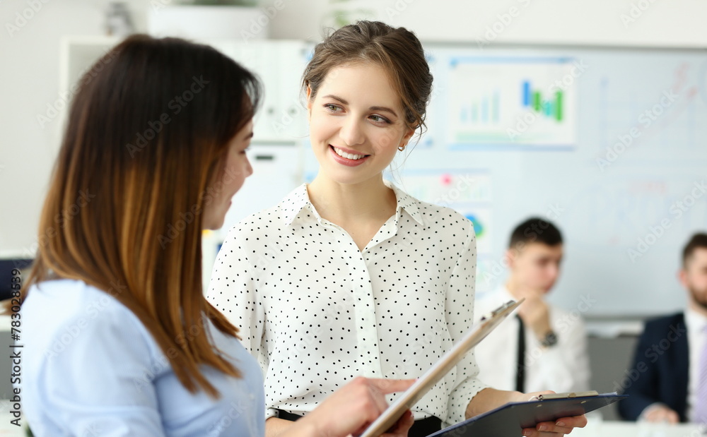 Group of millennial people hold in arms financial papers solve and discuss problem portrait. Fresh view review situation new angle look professional train white collar investment and finance concept. Group of millennial people hold in arms financial papers solve and discuss problem portrait. Fresh view review situation new angle look professional train white collar investment and finance concept.