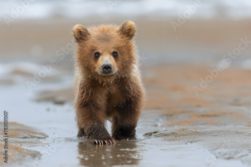Ruling the landscape, brown bears of Kamchatka (Ursus arctos beringianus) photo