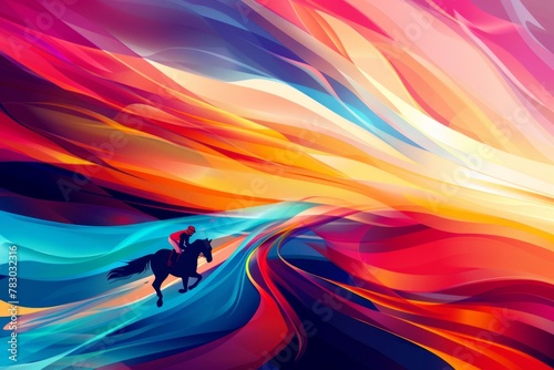 abstract background for Kentucky Derby Day photo