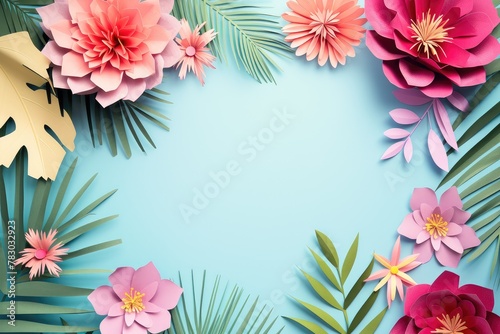 Serenity in Summer  Abstract Floral Design