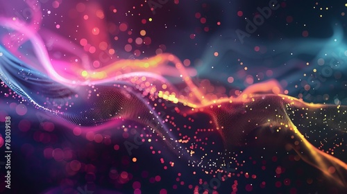 Abstract dispersion background with a modern and futuristic feel