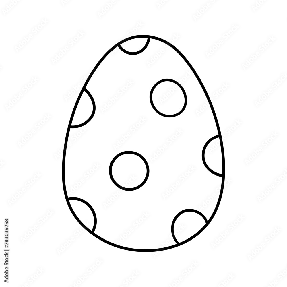 Cute decorated Easter egg isolated on white background. Vector hand-drawn illustration in doodle style. Perfect for holiday designs, cards, logo, decorations. Cute decorated Easter egg isolated on white background. Vector hand-drawn illustration in doodle style. Perfect for holiday designs, cards, logo, decorations.