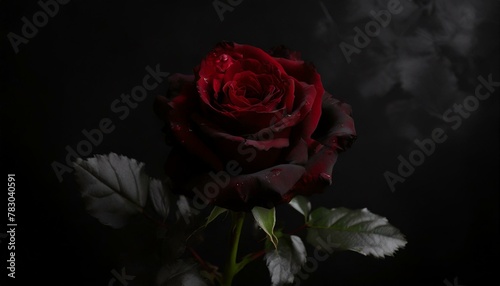 red rose on black petal  plant  petals  bouquet  pink  flowers  beautiful  bud  floral  romantic  leaf