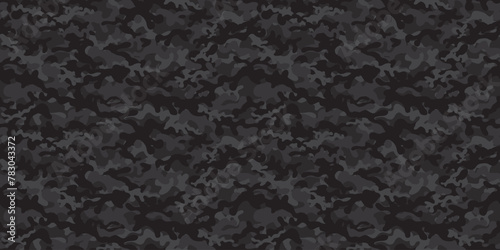 Camouflage background. Seamless pattern.Vector. 迷彩パターン テクスチャ 背景素材
