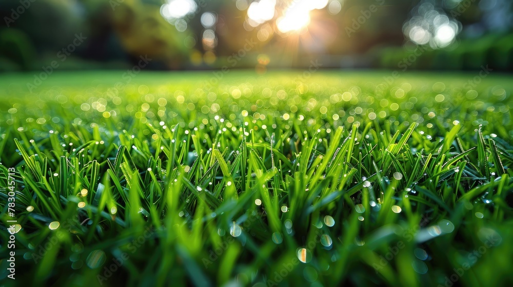 Green grass background with dramatic sunlight. Green grass background with dramatic sunlight.