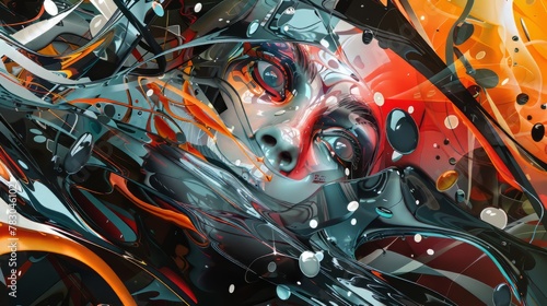 Innovative glassmorphism illustration pushing the boundaries of digital art