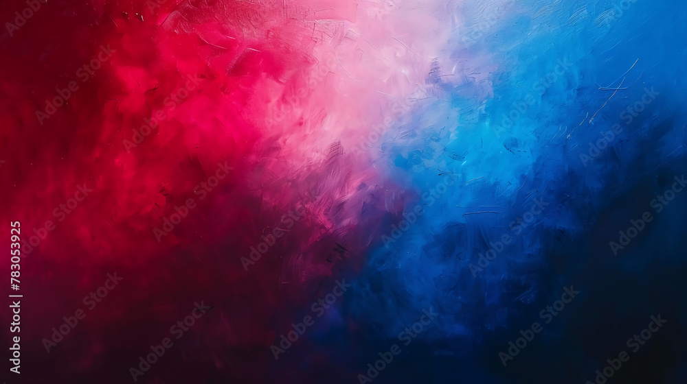 Obraz premium Harmonic balance depicted in abstract composition background with rich shades of red and blue.