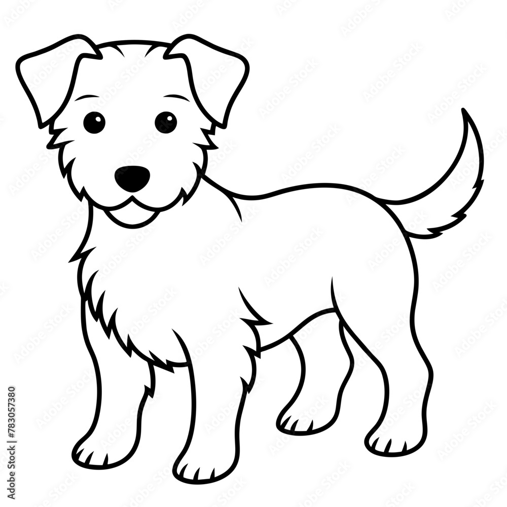 Dog vector illustration.
Dog vector illustration.