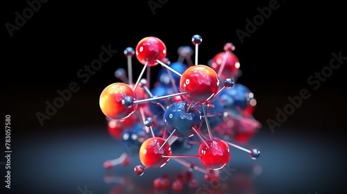 Molecule Science and technology background.