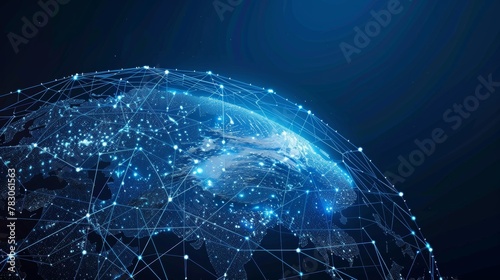 Global digital connectivity and high speed data transfer for international information exchange