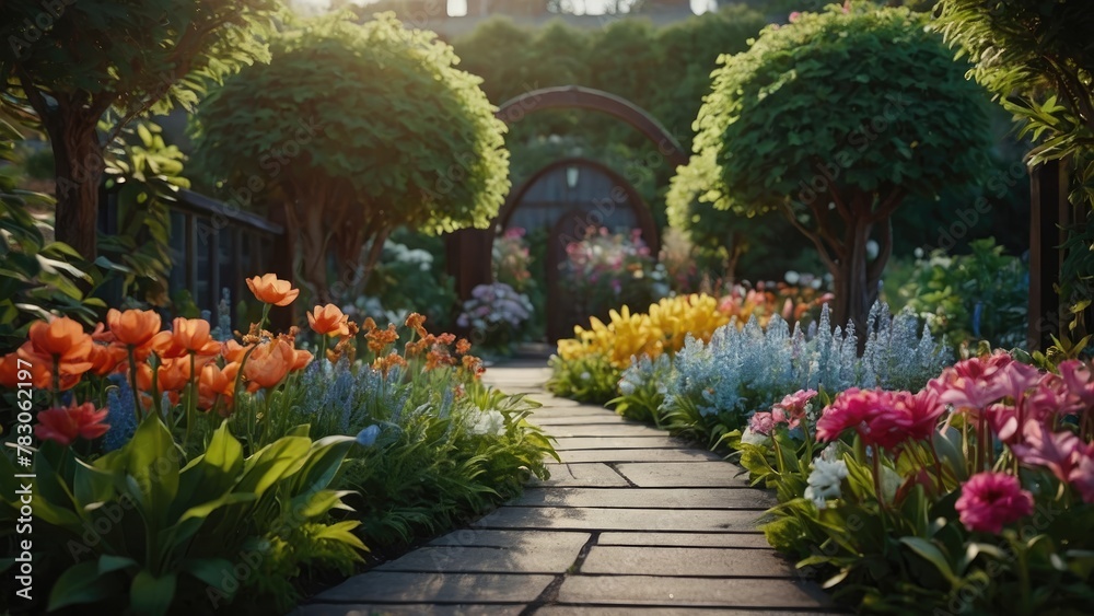 flowers in the park