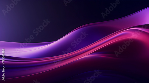 Digital technology purple geometric curve abstract poster web page PPT background