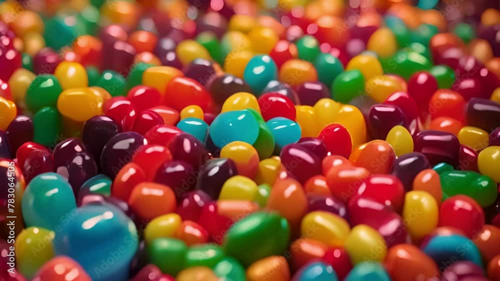 Top View of Beautiful Colorful Festive Sweets and Candies Top View of Beautiful Colorful Festive Sweets and Candies