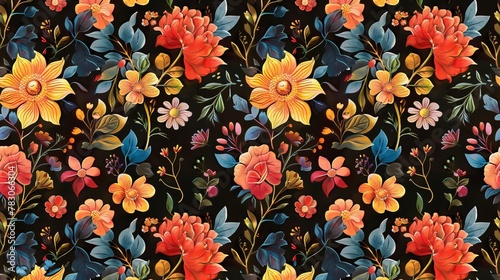 Floral pattern © Aline
