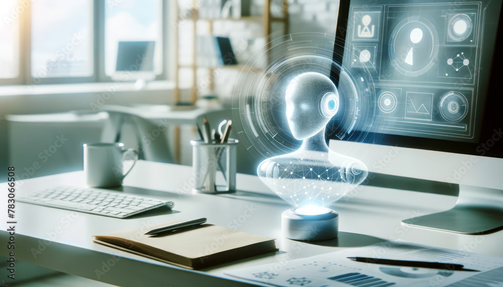 Elevated Design: AI's Role in Bright Airy Workspaces Elevated Design: AI's Role in Bright Airy Workspaces