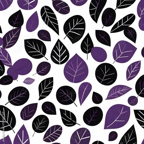 Seamless Background with leaves