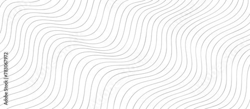Wavy lines pattern, simple abstract geometric background